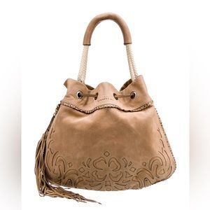 Barbara Bui light brown leather patchwork